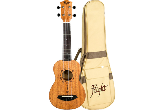 Flight DUS371 Ukulele Soprano de Caoba image 1