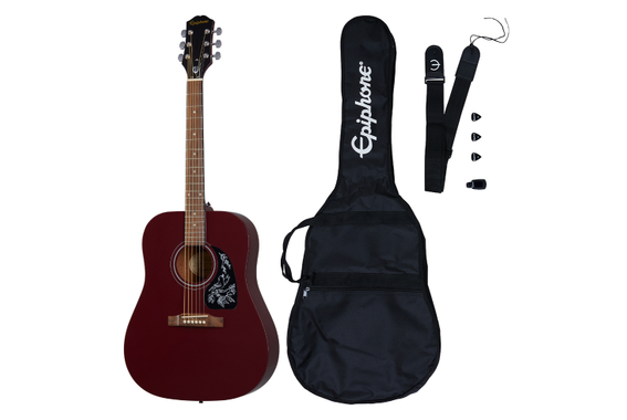 Epiphone Starling Acoustic Player Pack Wine Red image 1