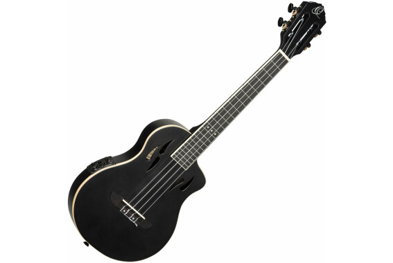 Ortega TourPlayer Tenor Ukulele Satin Black image 1