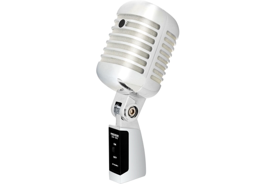 Pronomic DM-66S Elvis Dynamisches Mikrofon Silber/Weiß  - Retoure (Zustand: gut) image 1