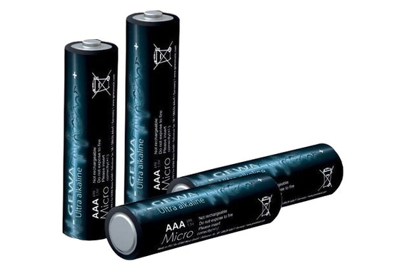 Gewa 1,5 Volt Micro AAA Ultra Alkaline Batterie 4er Set image 1