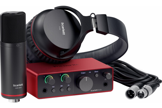 Focusrite Scarlett Solo 4th Gen Studio Pack  - Retoure (Zustand: gut) image 1