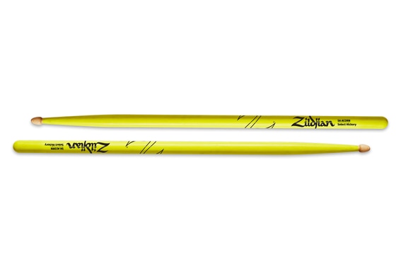 Zildjian 5A Acorn Drumsticks Neongelb image 1