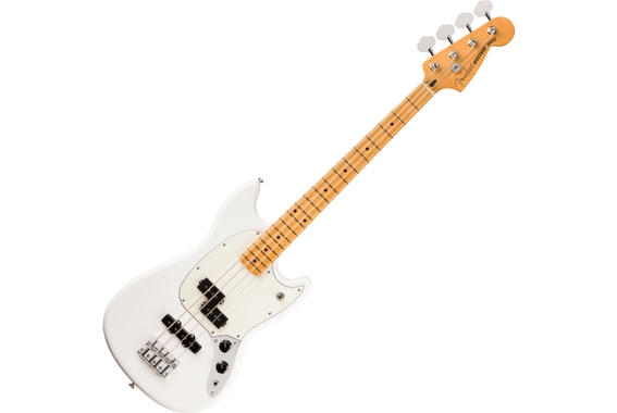 Fender Player II Mustang Bass PJ MN Polar White image 1