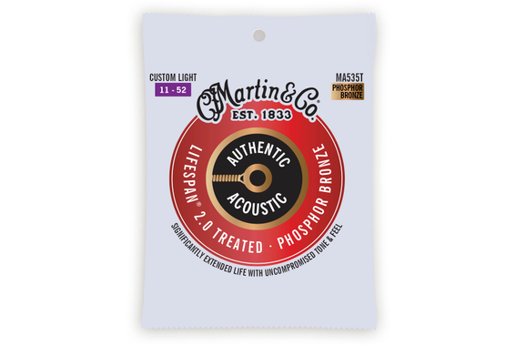 Martin Guitar MA535T Authentic Acoustic Lifespan 2.0 Phosphor Bronze Custom Light image 1