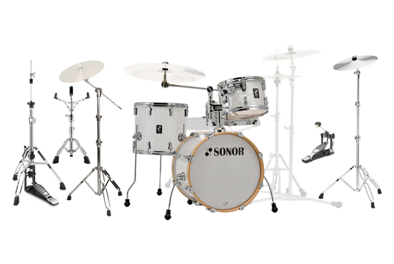Sonor AQ2 Bop Shell Set White Pearl inkl. Hardware image 1