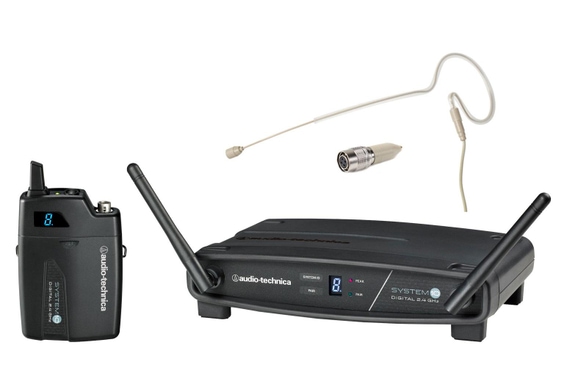 Audio Technica ATW-1101 Funkset inkl. Headset Beige & Funkadapter image 1
