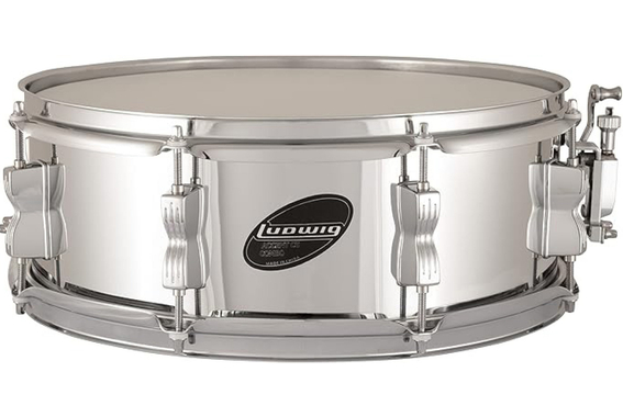 Ludwig LC054SDIR Accent Steel Snare Drum image 1