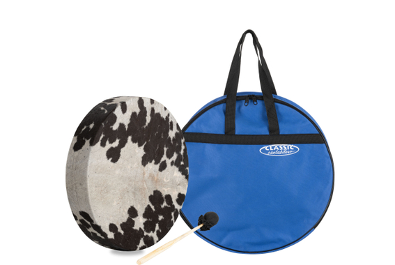 Classic Cantabile HSD-16 Traditionele Sjamanentrommel met Runderhuid 16" Set met Tas image 1