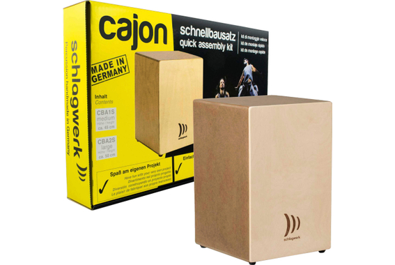 Schlagwerk CBA10S Cajon Schnellbausatz Medium  - Retoure (Zustand: sehr gut) image 1