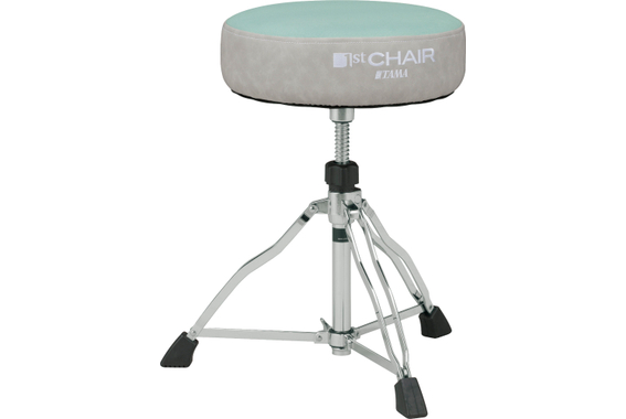 Tama HT430CVLB 1st Chair Round Rider Con Asiento Canvas Light Blue/Gray image 1
