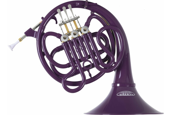 Classic Cantabile WH-20VT MardiBrass Kunststoff F-Waldhorn Lila image 1