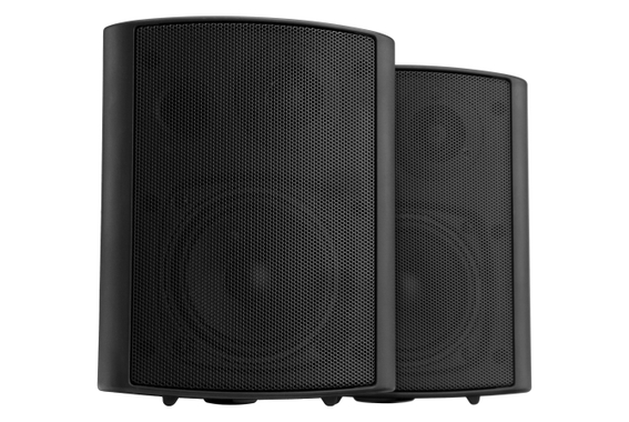 Pronomic USP-660 BK Pair HiFi Wall Speakers, black, 240 watts image 1