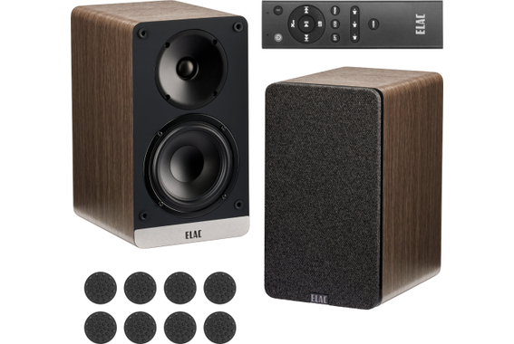 ELAC Debut ConneX B41 Enceinte Active Noyer Set Oehlbach image 1