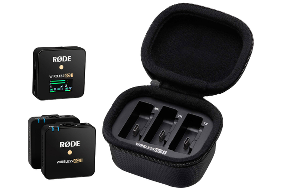Rode Wireless GO II + Charge Case Set  image 1