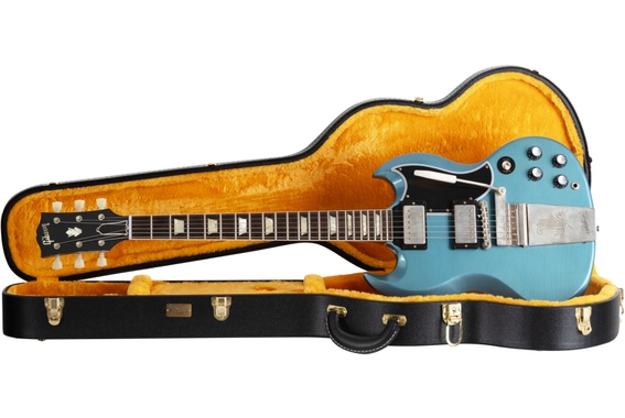 Gibson 1964 SG Standard Reissue Maestro Pelham Blue image 1