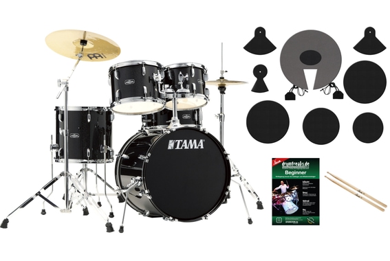 Tama ST50H5-BNS Stagestar Drumkit Black Night Sparkle Set image 1