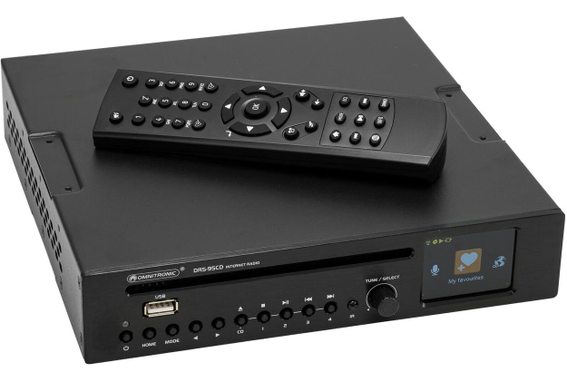 Omnitronic DRS-95CD Internetradio mit DAB+, Bluetooth und CD-Player image 1