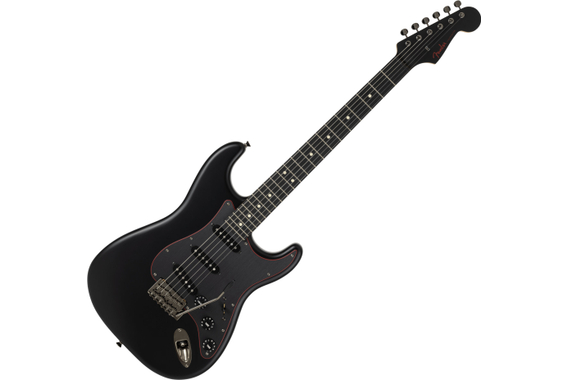 Fender Made in Japan Limited Hybrid II Stratocaster Noir Black image 1