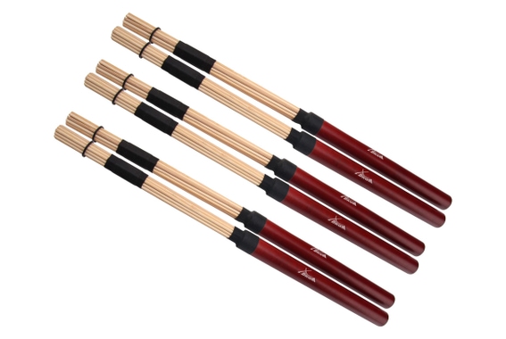 XDrum Drumsticks XR1 Rods Floppy Sticks, Ahorn 3x Set image 1
