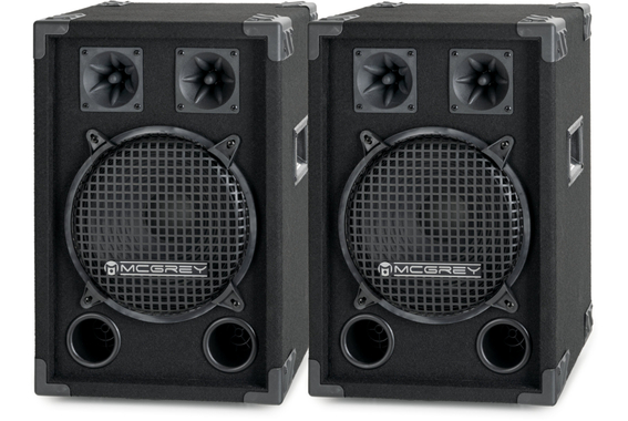 McGrey DJ-1022 Partykeller/DJ-Box Paar 2x 400W  - Retoure (Zustand: sehr gut) image 1