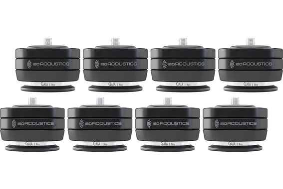 IsoAcoustics Gaia 3 Neo Black Luidsprekerontkoppelaars Set van 8 image 1