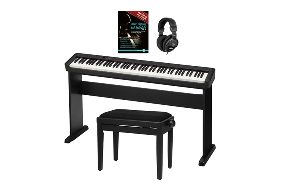Casio CDP-S110 BK Compact E-Piano Deluxe Set image 1