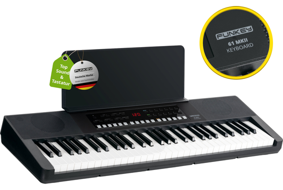 FunKey 61 MKII Keyboard schwarz  - Retoure (Zustand: sehr gut) image 1