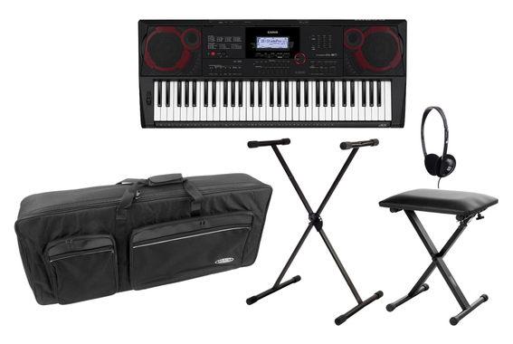 Casio CT-X3000 Midi Keyboard Deluxe Set inkl. Ständer, Kopfhörer, Bank & Tasche image 1