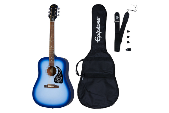 Epiphone Starling Acoustic Player Pack Starlight Blue image 1