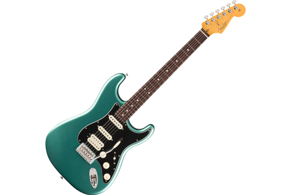Fender American Professional Classic Stratocaster HSS Faded Sherwood Green Metallic image 1