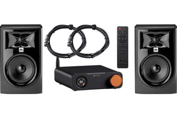 JBL 305P MKII / Fosi ZD3 HDMI Studiomonitor HiFi-set image 1