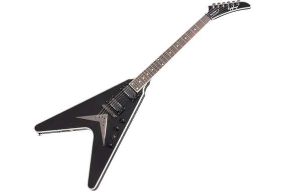 Epiphone Dave Mustaine Flying V Custom Black Metallic image 1