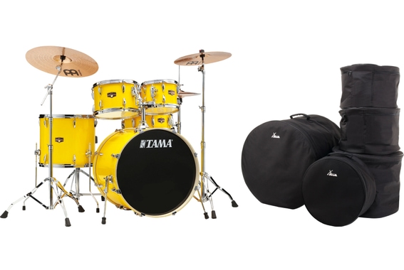 Tama IP52H6W-ELY Imperialstar Drumkit Electric Yellow Set inkl. Gigbags image 1