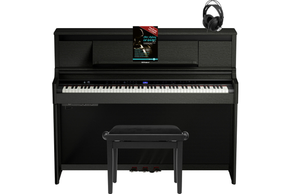 Roland LX6-CH E-Piano Anthrazit Set image 1