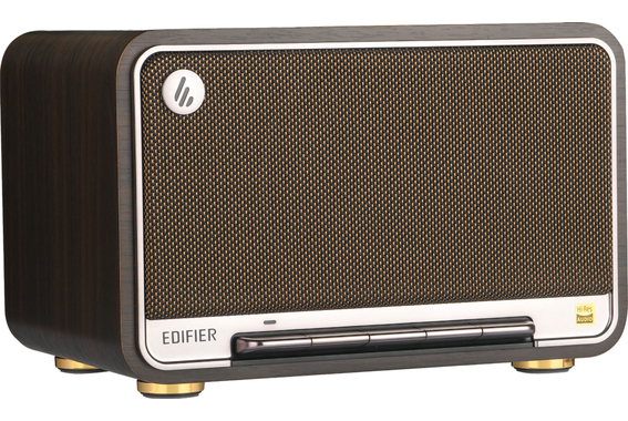 Edifier D32 BK Tabletop Wireless Bluetooth Speaker Black Walnut  - Retoure (Zustand: sehr gut) image 1