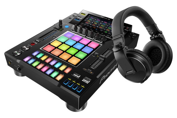 Pioneer DJ DJS-1000 + HDJ-X5-K Schwarz SET image 1