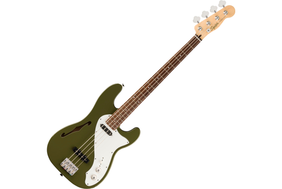 Squier Paranormal Precision Bass Thinline SJ Olive image 1