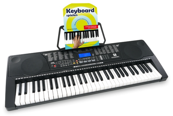 McGrey LK-6150 61 Tasten Keyboard mit Leuchttasten Set mit Keyboardschule image 1