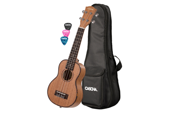 Cascha Premium Sopran Mahagoni Linkshänder Ukulele Set  - Retoure (Zustand: sehr gut) image 1