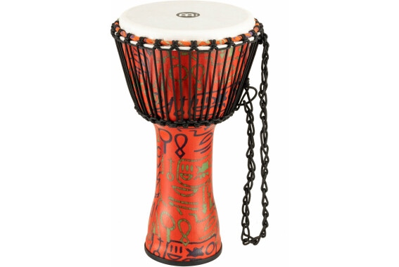 Meinl PADJ1-M-F Travel Series African Djembe 10" Pharaoh's Script image 1