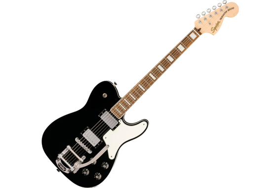 Squier Paranormal Troublemaker Telecaster Deluxe Bigsby Black image 1