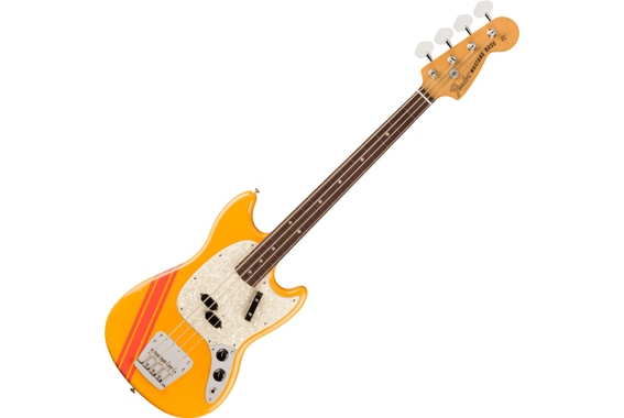 Fender Vintera II 70s Mustang Bass Competition Orange image 1