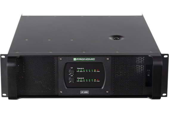Pronomic HP-2000 Power Amplifier 2x 3000 Watt image 1