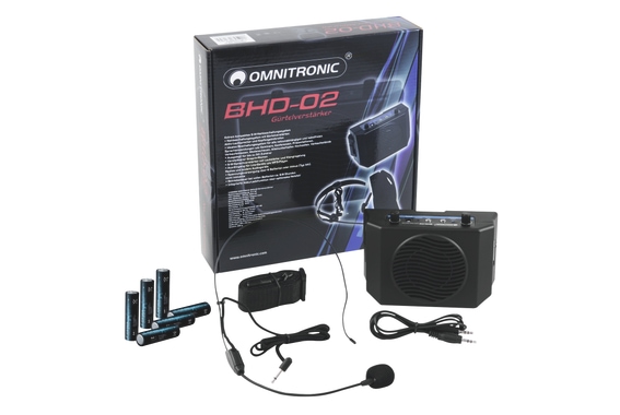 Omnitronic BHD-02 Tour Guide Headset System Set image 1