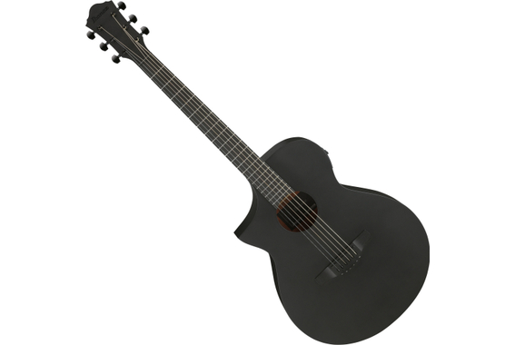 Ibanez AEWC621L-BOT Linkshandige Concertgitaar Black Out image 1