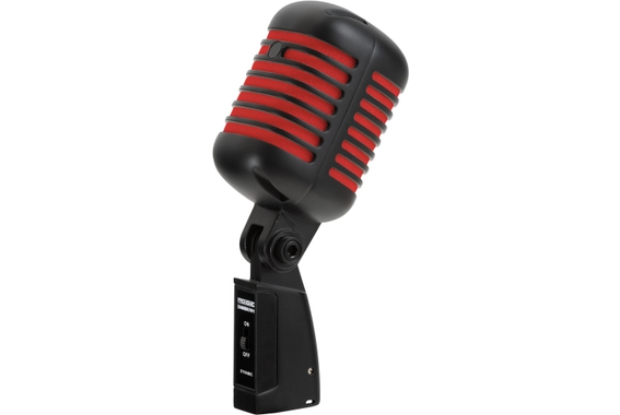 Pronomic DM-66BK/RD Dynamic elvis microphone black/red image 1