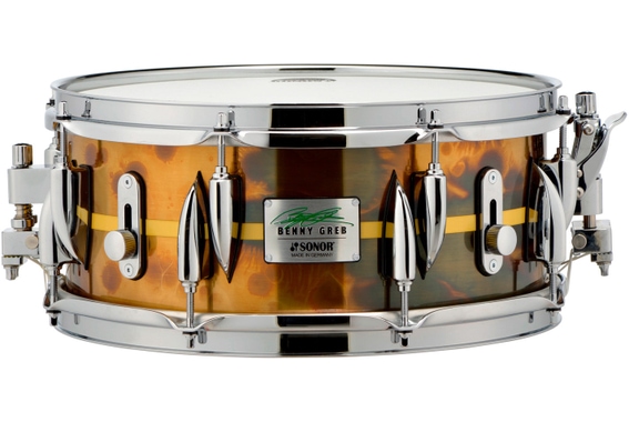 Sonor Benny Greb Signature Snare Drum 13"x5,75" Aged Brass image 1