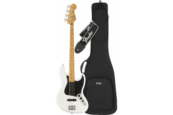 Fender Player II Jazz Bass MN Polar White Set image 1