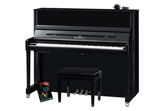 Kawai ATX4 Anytime K-300 E/P SL Klavier Schwarz Hochglanz Set image 1